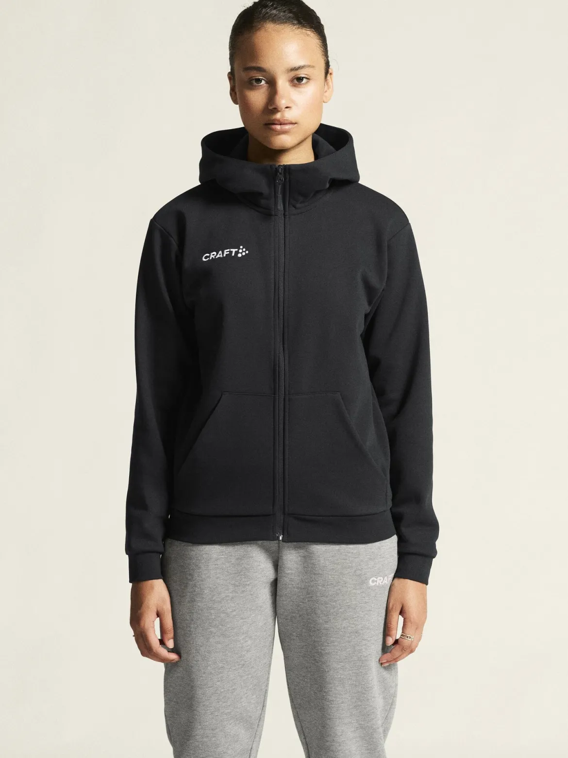 Women's Community 2.0 Logo Full-Zip Hoodie - Black