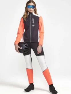 Women's Core Bike SubZ Lumen Wind Tights - SLATE-SHOCK