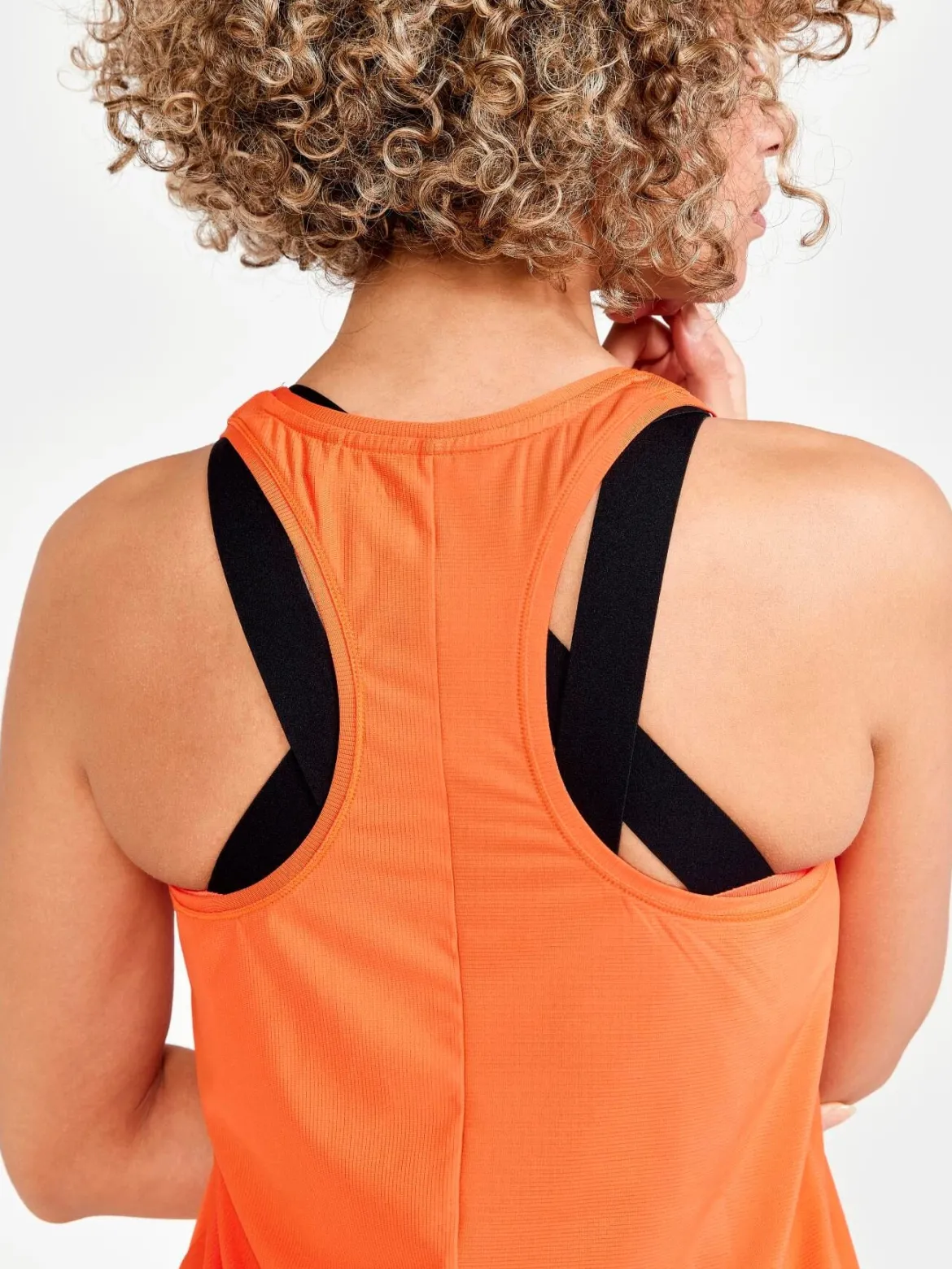 Women's Core Charge Rib Singlet - GLOW