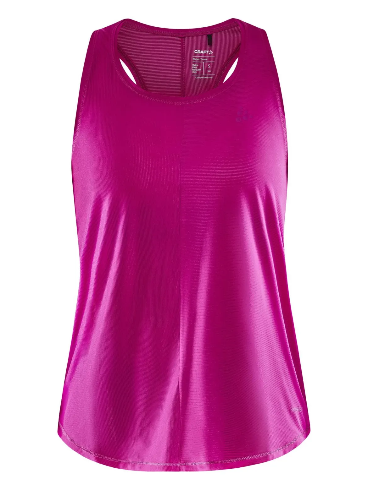 Women's Core Charge Rib Singlet - GLOW