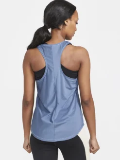 Women's Core Charge Rib Singlet - GLOW