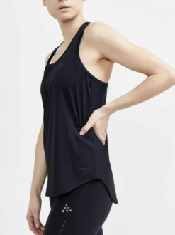 Women's Core Charge Rib Singlet - GLOW