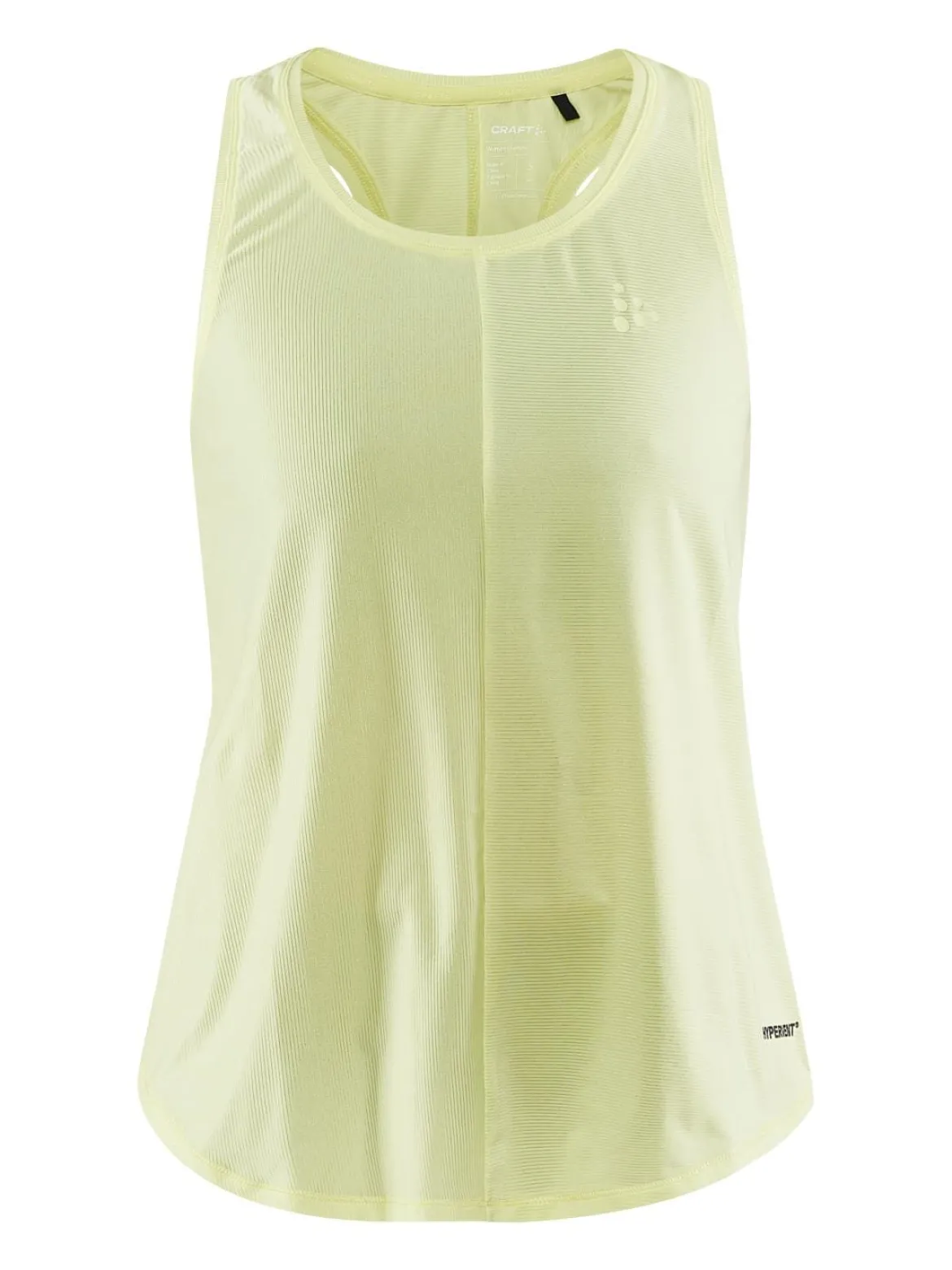 Women's Core Charge Rib Singlet - GLOW
