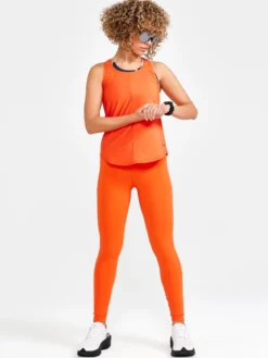 Women's Core Charge Rib Singlet - SOLO