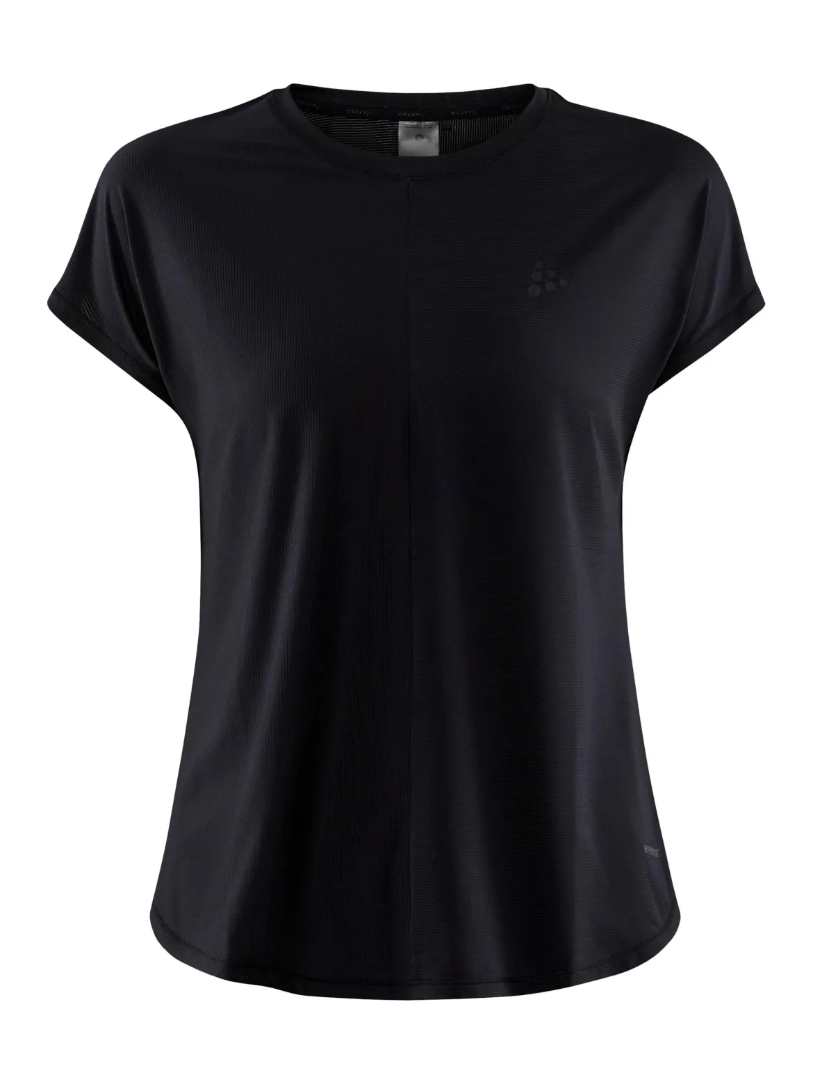 Women's Core Charge Rib Tee - Black