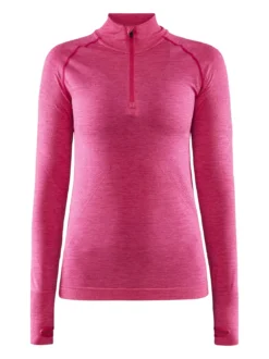 Women's Core Dry Active Comfort Zip Baselayer - FAME