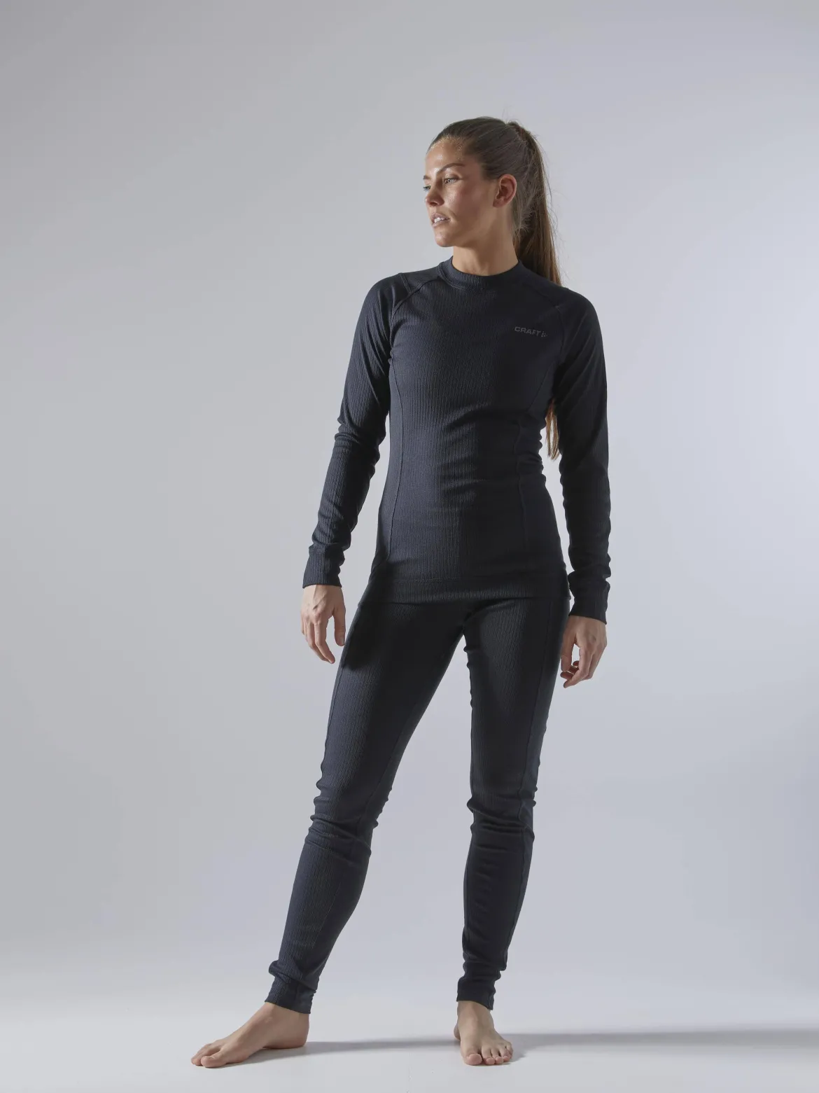 Women's Core Dry Baselayer Set - Black