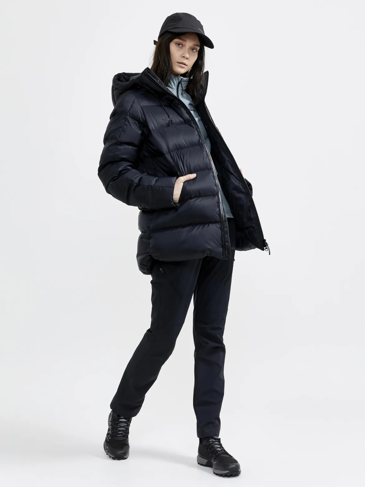 Women's Core Edge Thermal Midlayer - TROOPER-BLACK