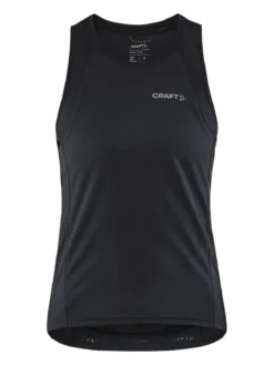 Women's Core Endur Cycling Singlet - Black
