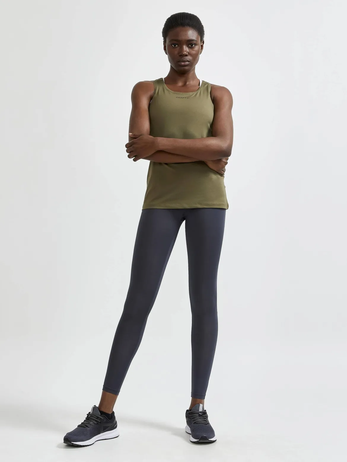 Women's Core Essence Training Tights - ASPHALT
