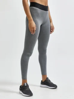Women's Core Essence Training Tights - Dk Grey Melange