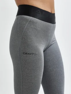Women's Core Essence Training Tights - Dk Grey Melange