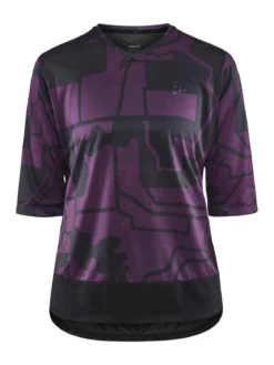 Women's Core Gravel Short Sleeve Tee - BLOSSOM-BLACK