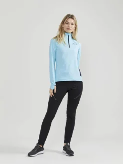 Women's Core Trim Thermal Midlayer - GREY MELANGE