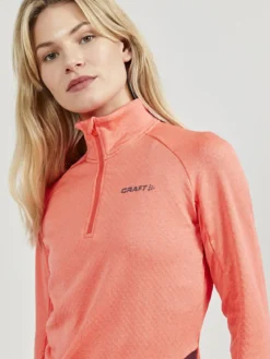 Women's Core Trim Thermal Midlayer - GREY MELANGE