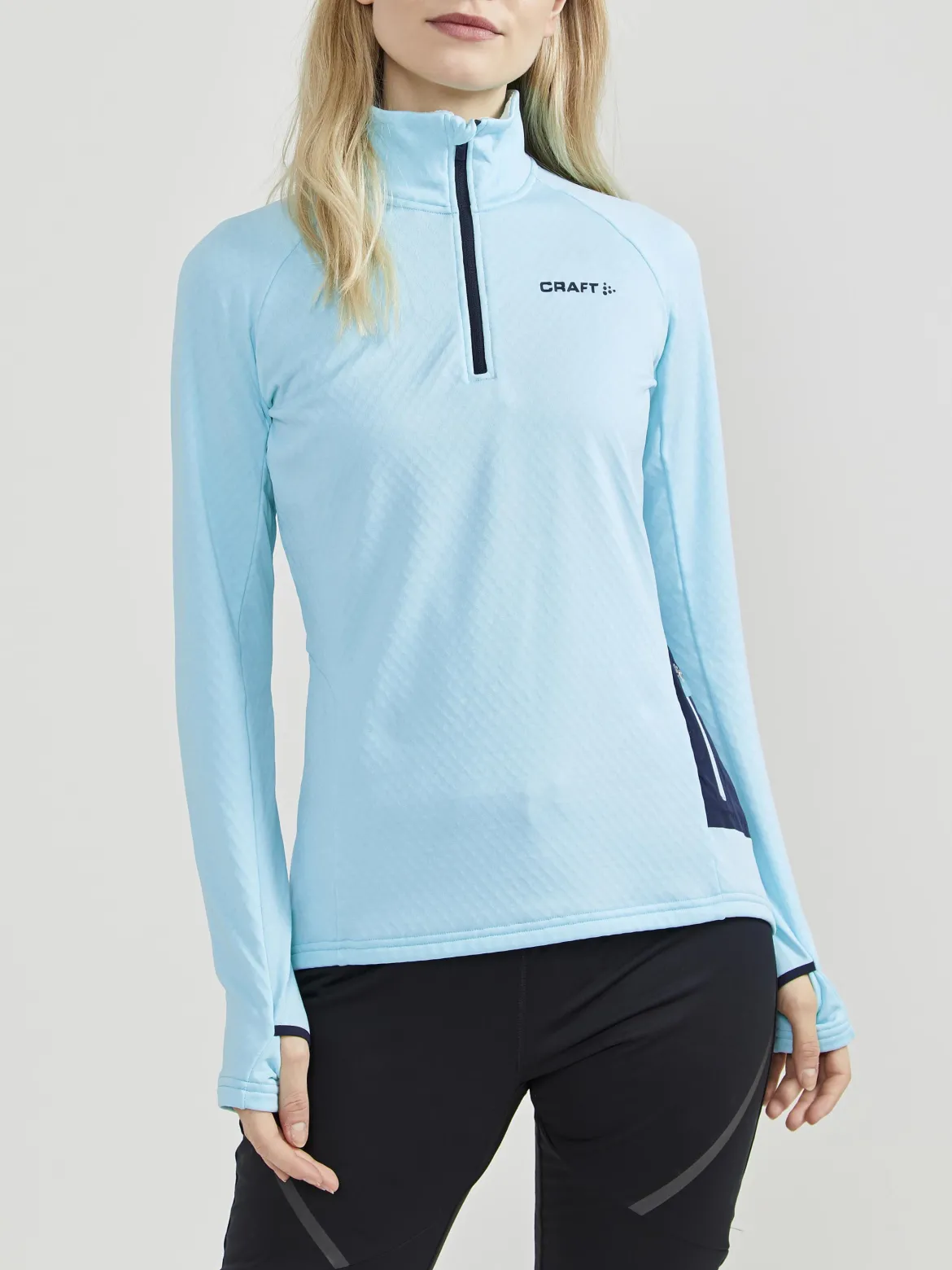 Women's Core Trim Thermal Midlayer - GREY MELANGE