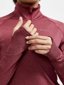 Women's Core Trim Thermal Midlayer - GREY MELANGE