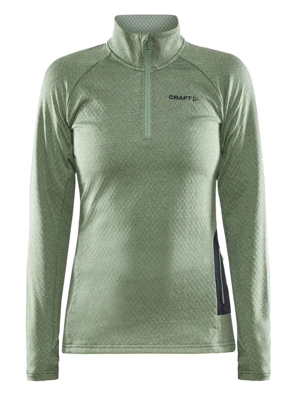 Women's Core Trim Thermal Midlayer - GREY MELANGE