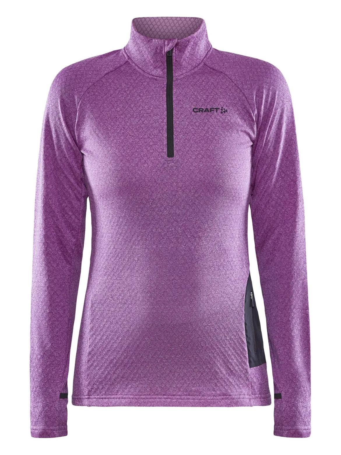 Women's Core Trim Thermal Midlayer - GREY MELANGE