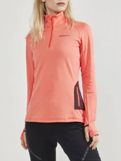 Women's Core Trim Thermal Midlayer - GREY MELANGE