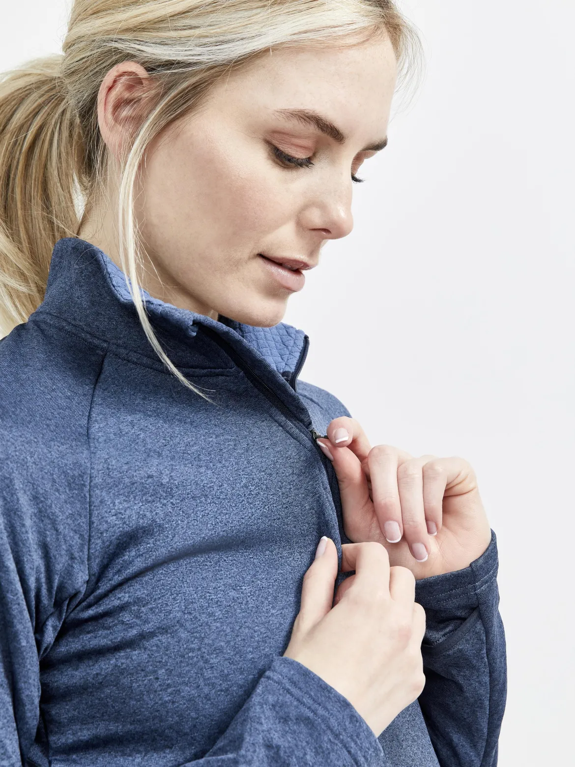 Women's Core Trim Thermal Midlayer - GREY MELANGE