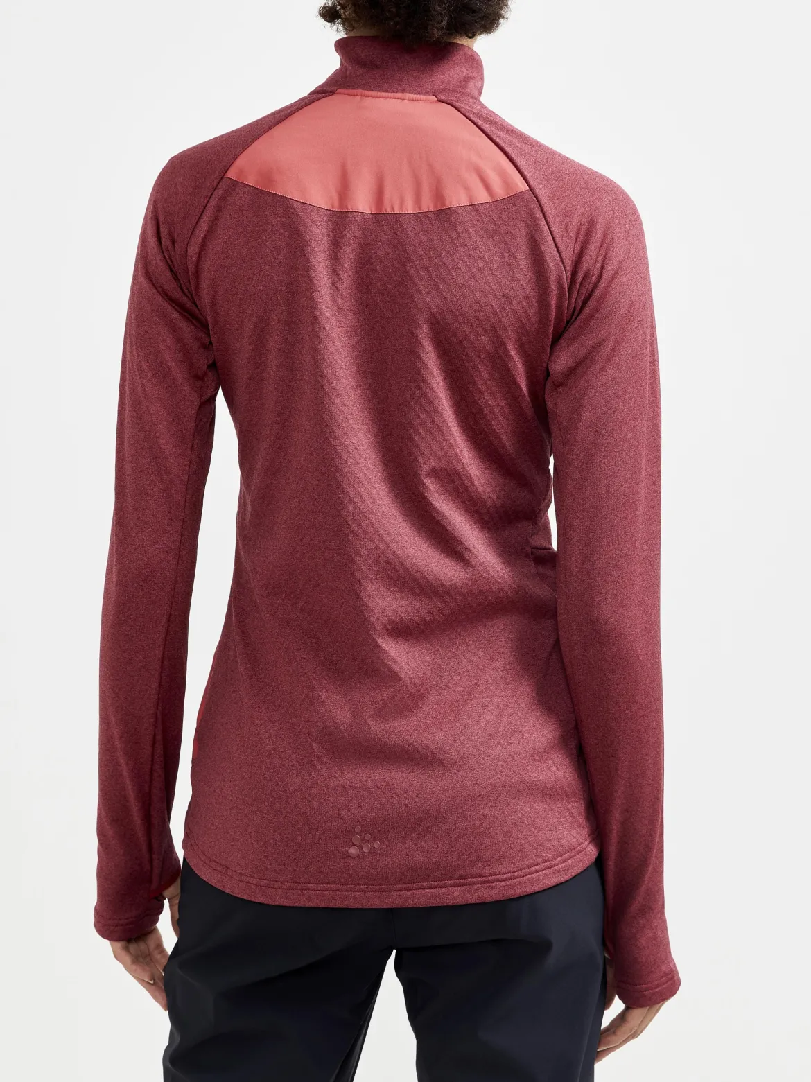 Women's Core Trim Thermal Midlayer - GREY MELANGE