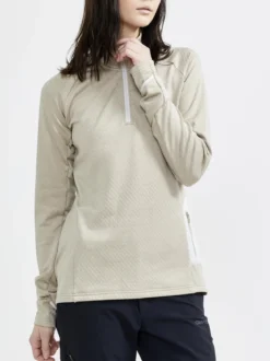 Women's Core Trim Thermal Midlayer - GREY MELANGE