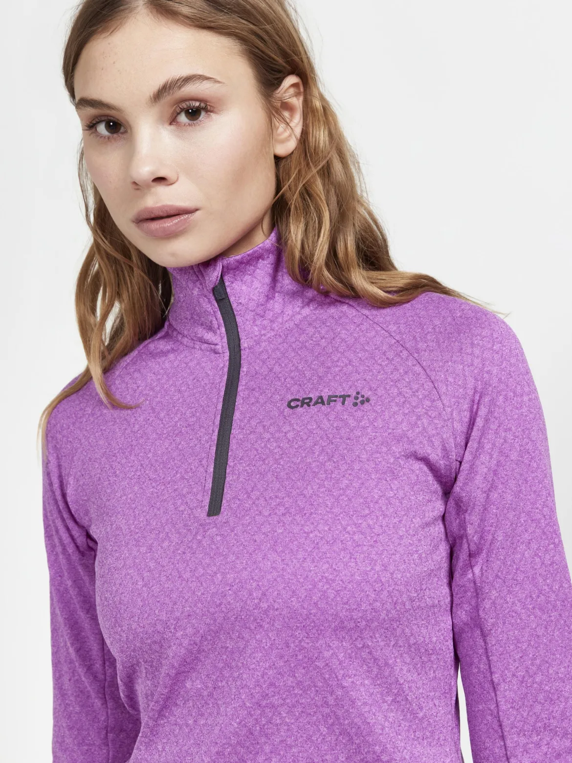 Women's Core Trim Thermal Midlayer - GREY MELANGE