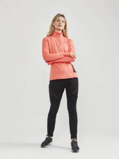 Women's Core Trim Thermal Midlayer - TRACE MELANGE