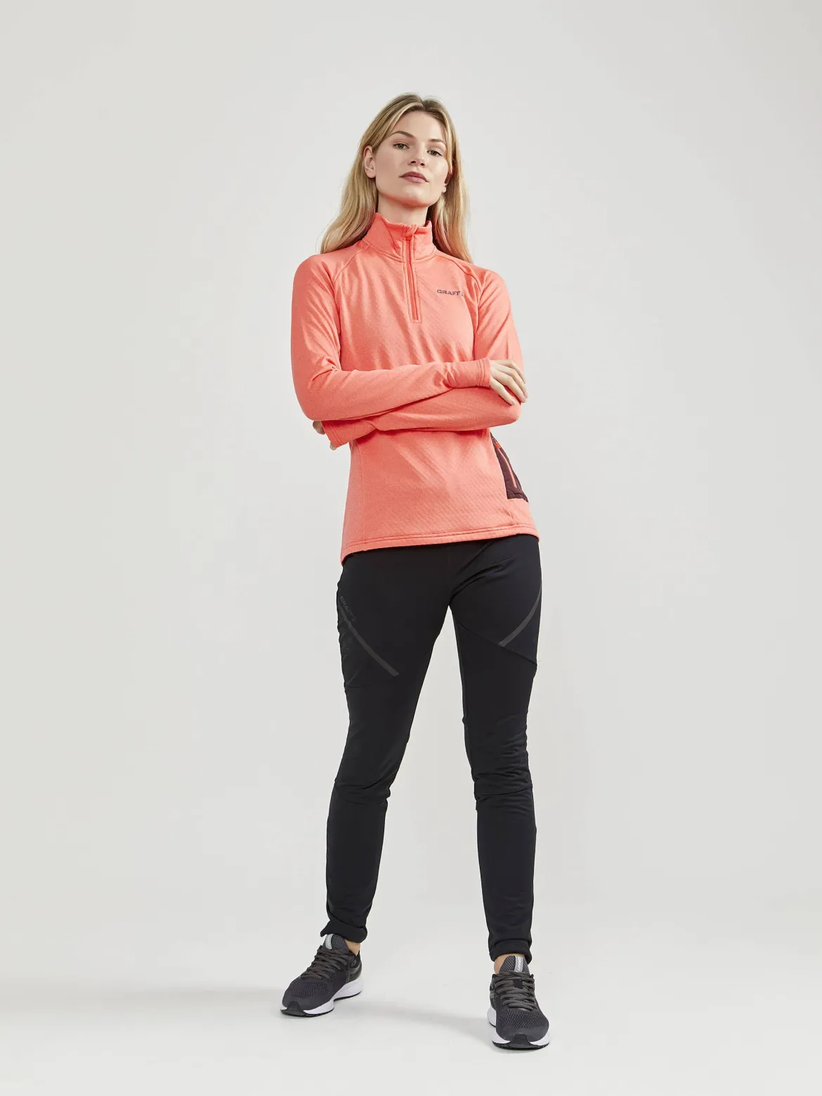Women's Core Trim Thermal Midlayer - TRACE MELANGE
