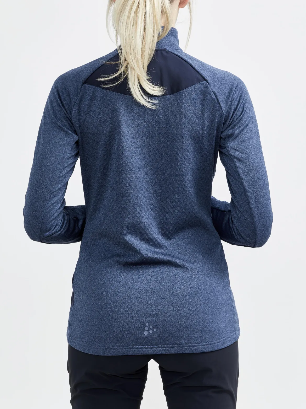 Women's Core Trim Thermal Midlayer - BLUES-MELANGE