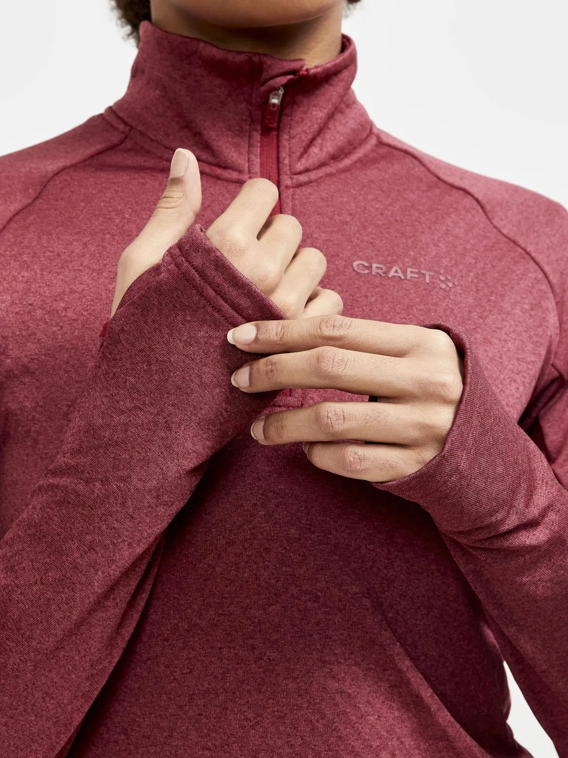 Women's Core Trim Thermal Midlayer - RHUBARB MELANGE