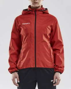 Women's Craft Jacket Rain - BRIGHT RED