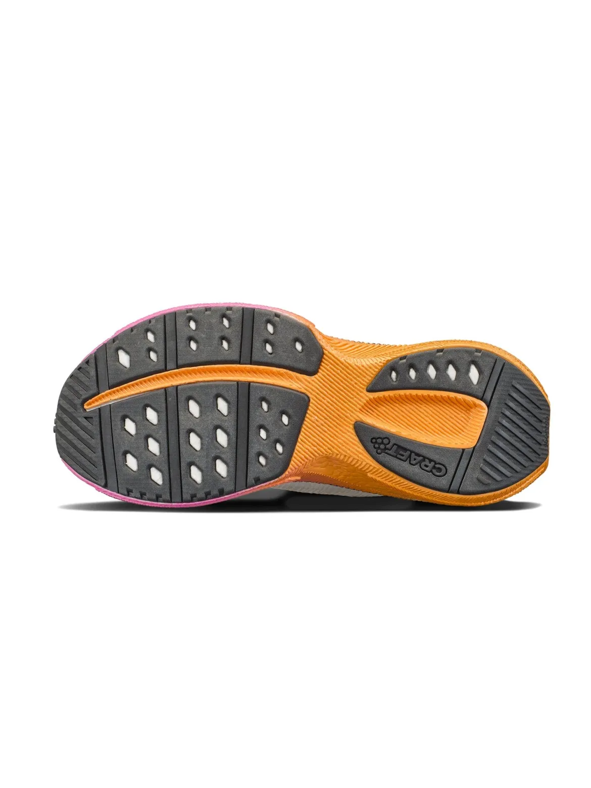 Women's Endurance 2 Running Shoe - Ash White/ Fuchsiaa
