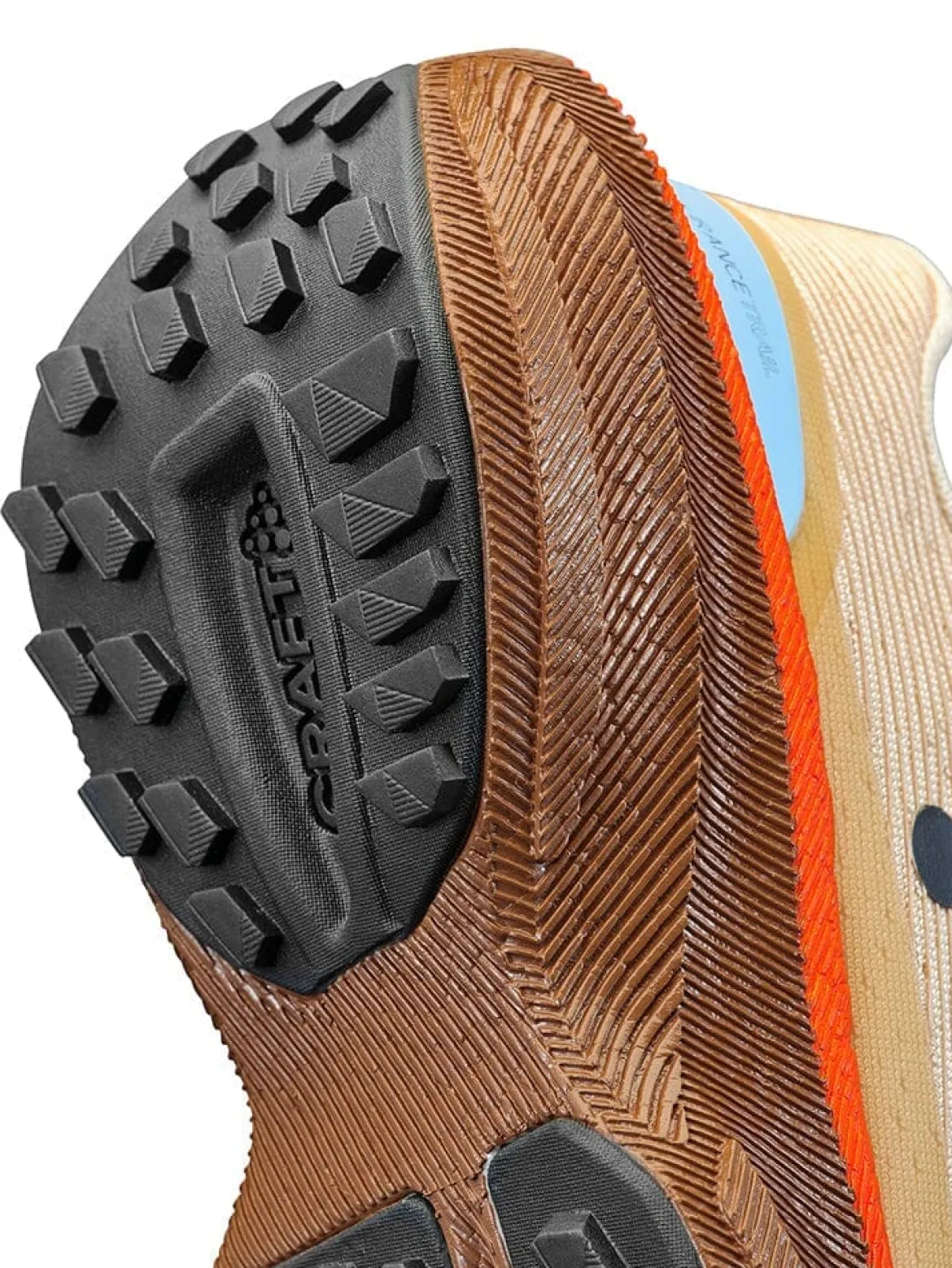 Women's Endurance Trail Running Shoe - Ecru/Roots