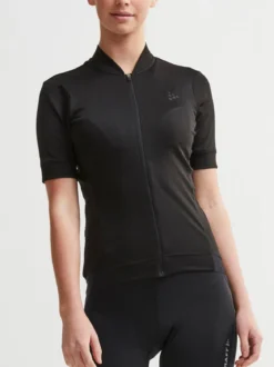 Women's Essence Cycling Jersey - Black