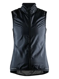 Women's Essence Light Wind Cycling Vest - Black