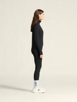 Women's Flow HZ LS - Black Melange