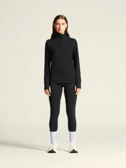 Women's Flow HZ LS - Black Melange