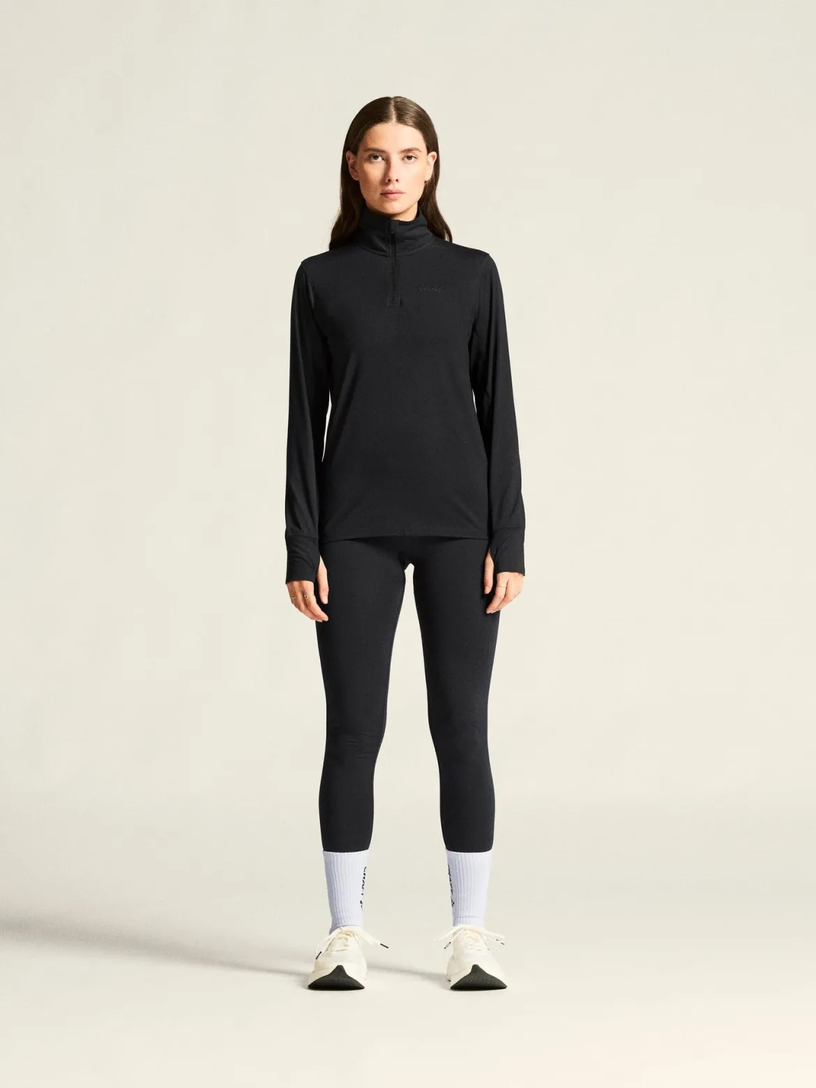 Women's Flow HZ LS - Black Melange