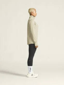Women's Flow HZ LS - PLASTER-MELANGE