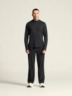 Women's Flow Mn Longsleeve - Black Melange