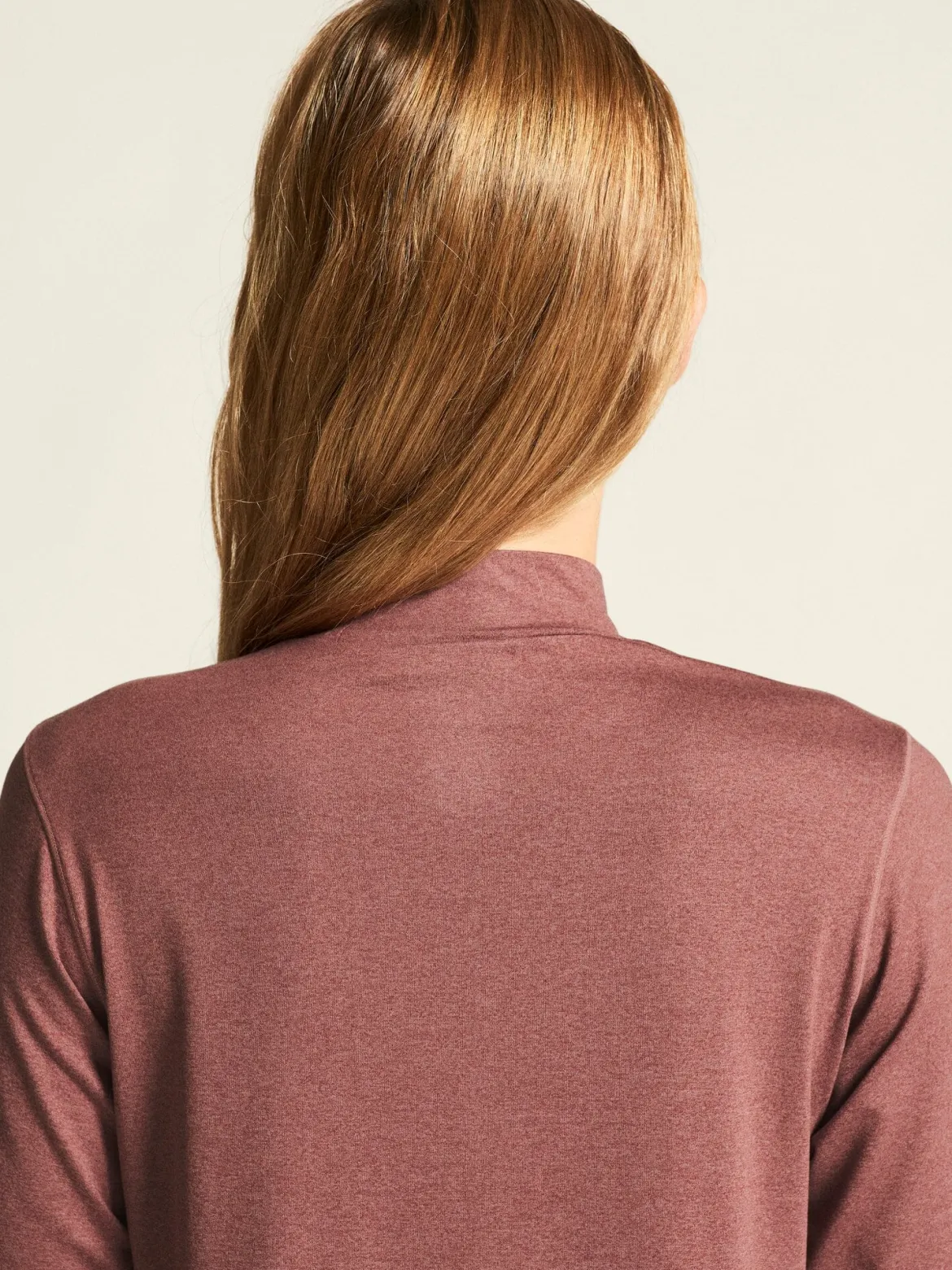 Women's Flow Ms Longsleeve - ROSE BROWN/MELANGE