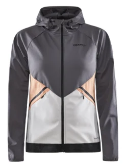 Women's Glide Hood Jacket - GRANITE/ASH