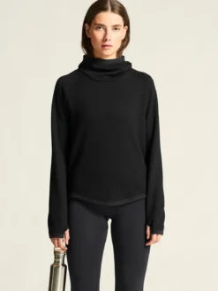 Women's Grid Hood - Black