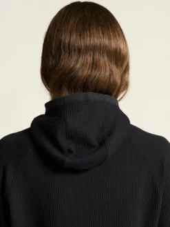 Women's Grid Hood - Black