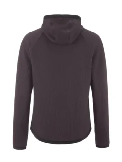 Women's Grid Hood - DK PLUM