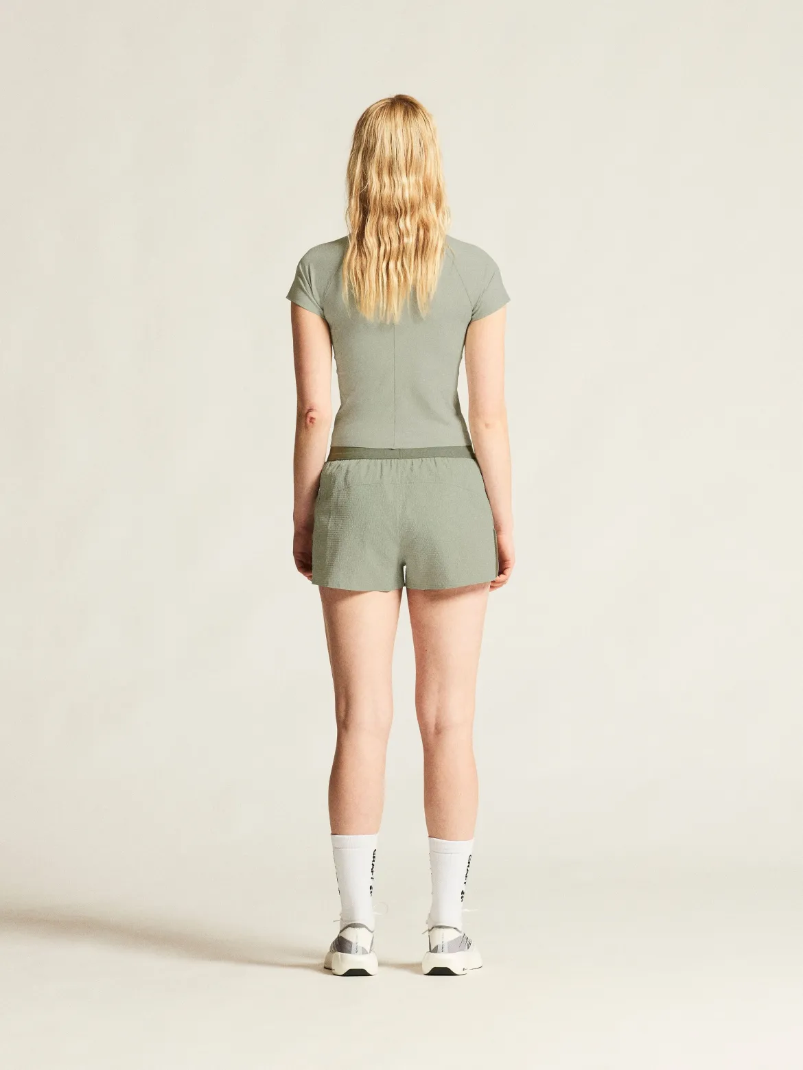 Women's Hypervent Cropped Tee - PIGEON