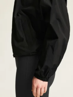 Women's Hypervent Oversized Wind Jacket - Black