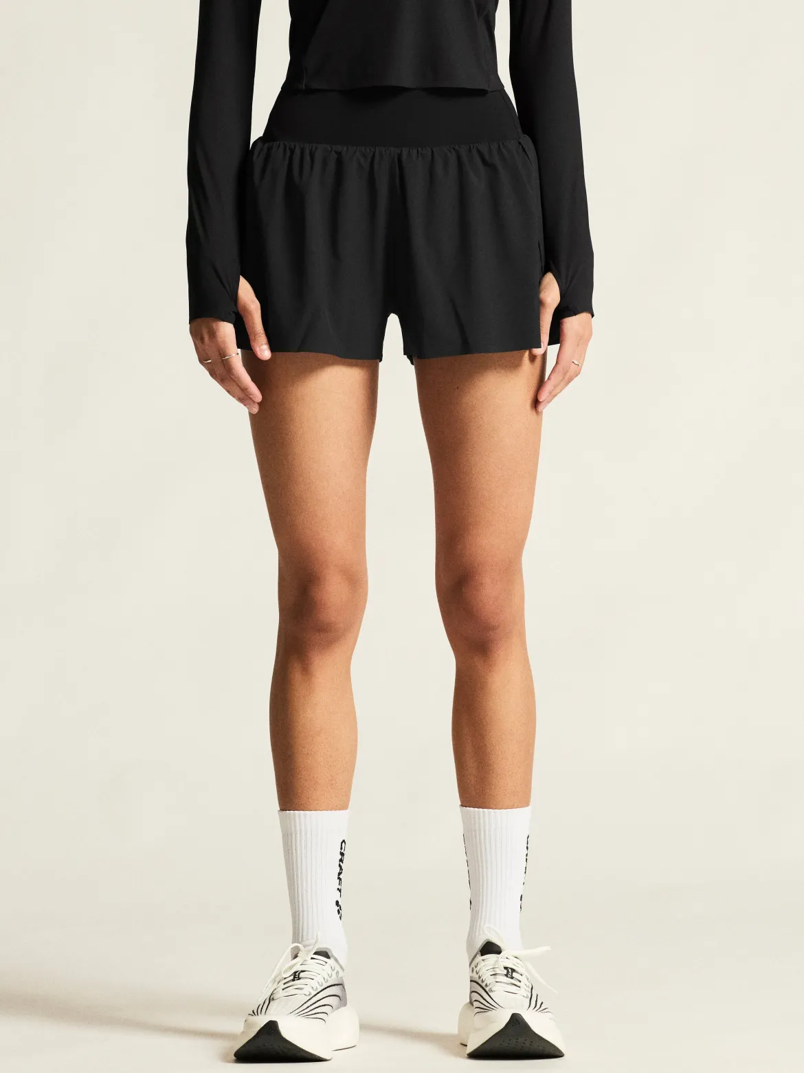 Women's Hypervent Wide Shorts - Black